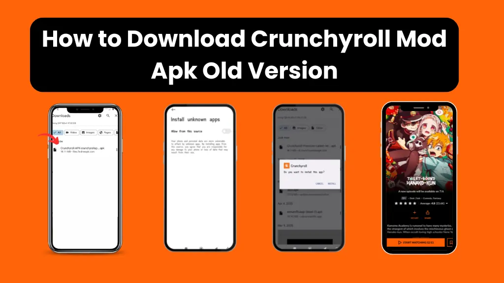 How to Download Crunchyroll Mod Apk Old Version