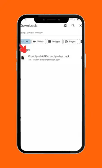 Locate APK File